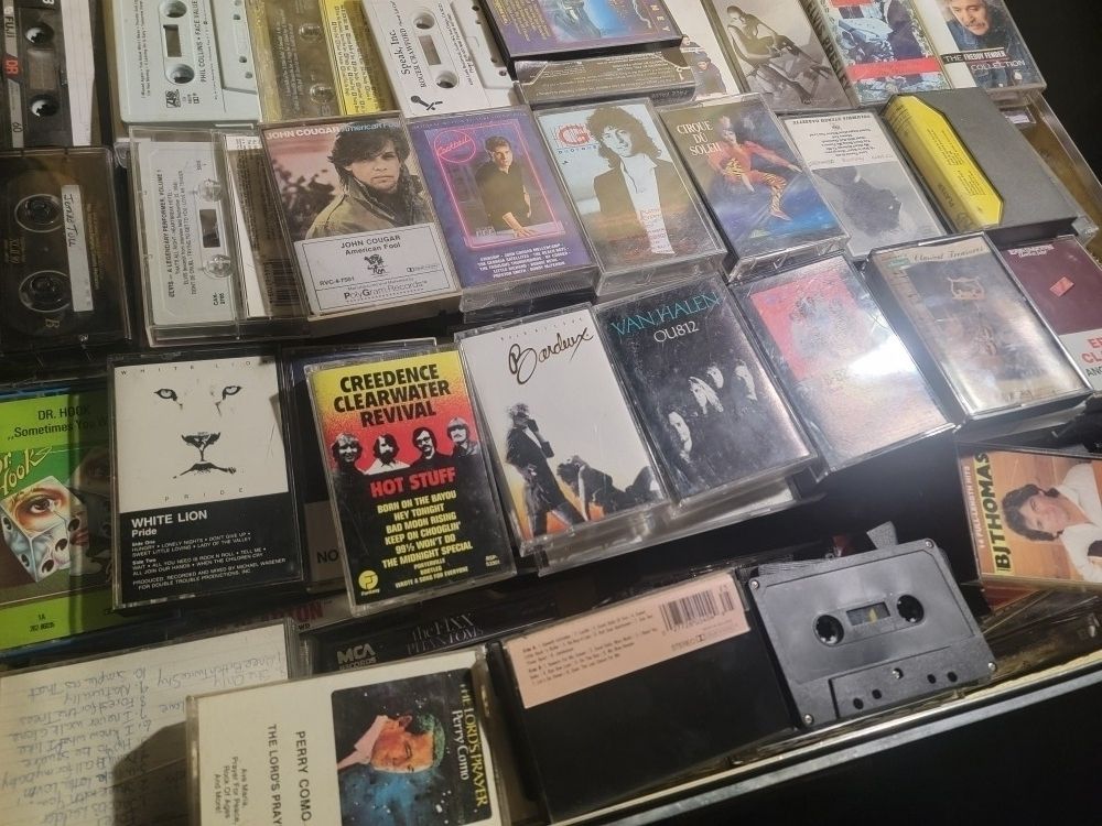 Various Cassette Tapes Whole Box