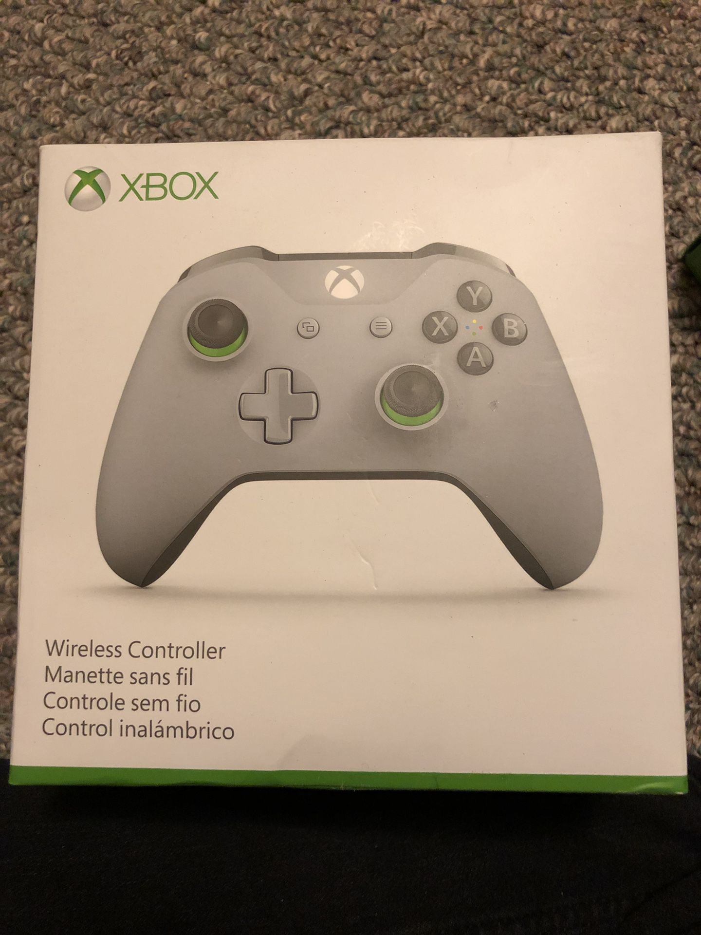 Green/Gray Xbox Controller