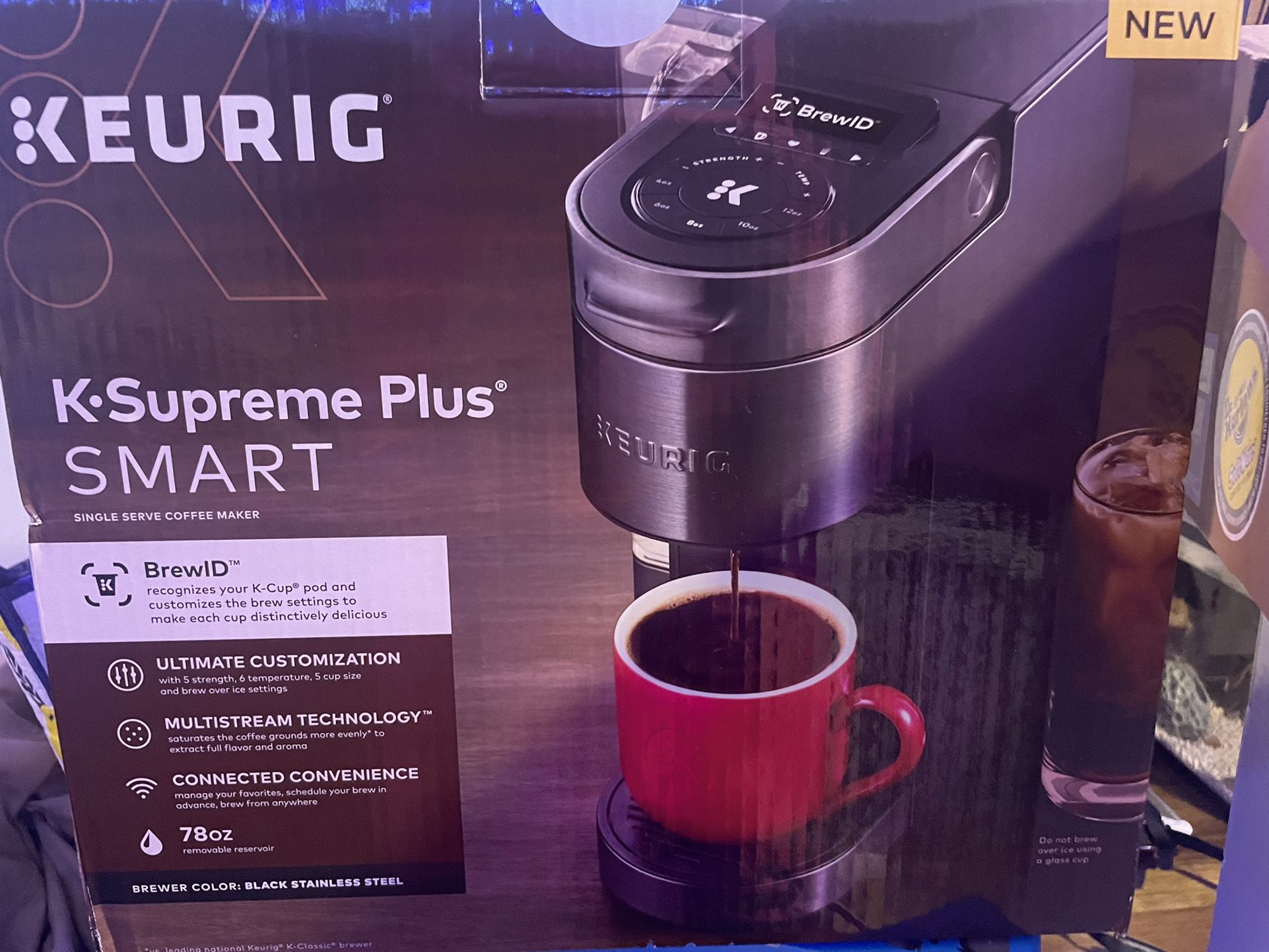 brand new Keurig K Supreme Smart Plus (unopened box)