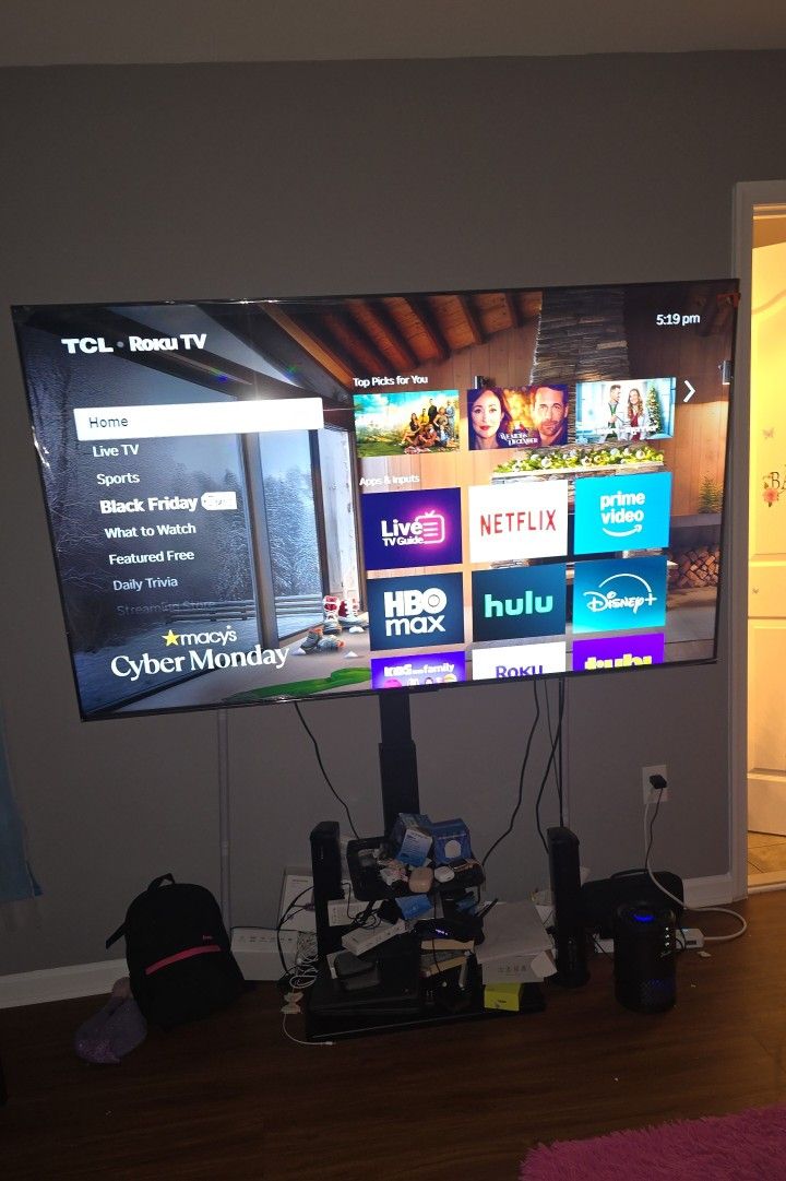 75in TCL ROKU SMART TV