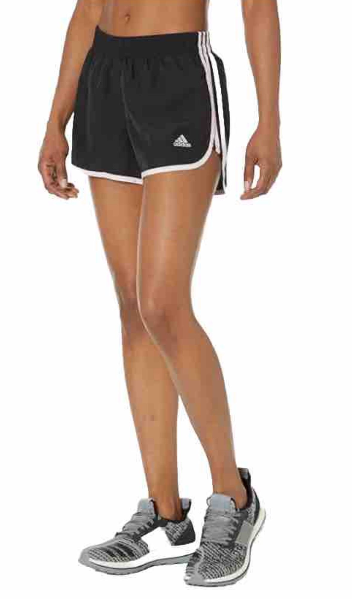 adidas Women's Marathon 20 Shorts, L 3” NEW