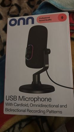 2 onn USB Microphones – Tri-Pattern