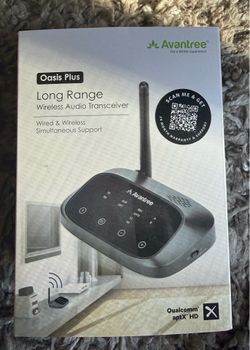 Avantree Oasis Plus Bluetooth Transmitter/Receiver – Open Box, Never Used