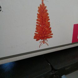 Arbol Anaranjado Con Luces 