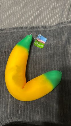 Squeezy Banana Squishy Toy