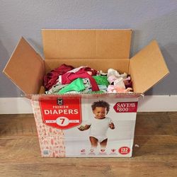 Baby Girl Clothes Box Full 