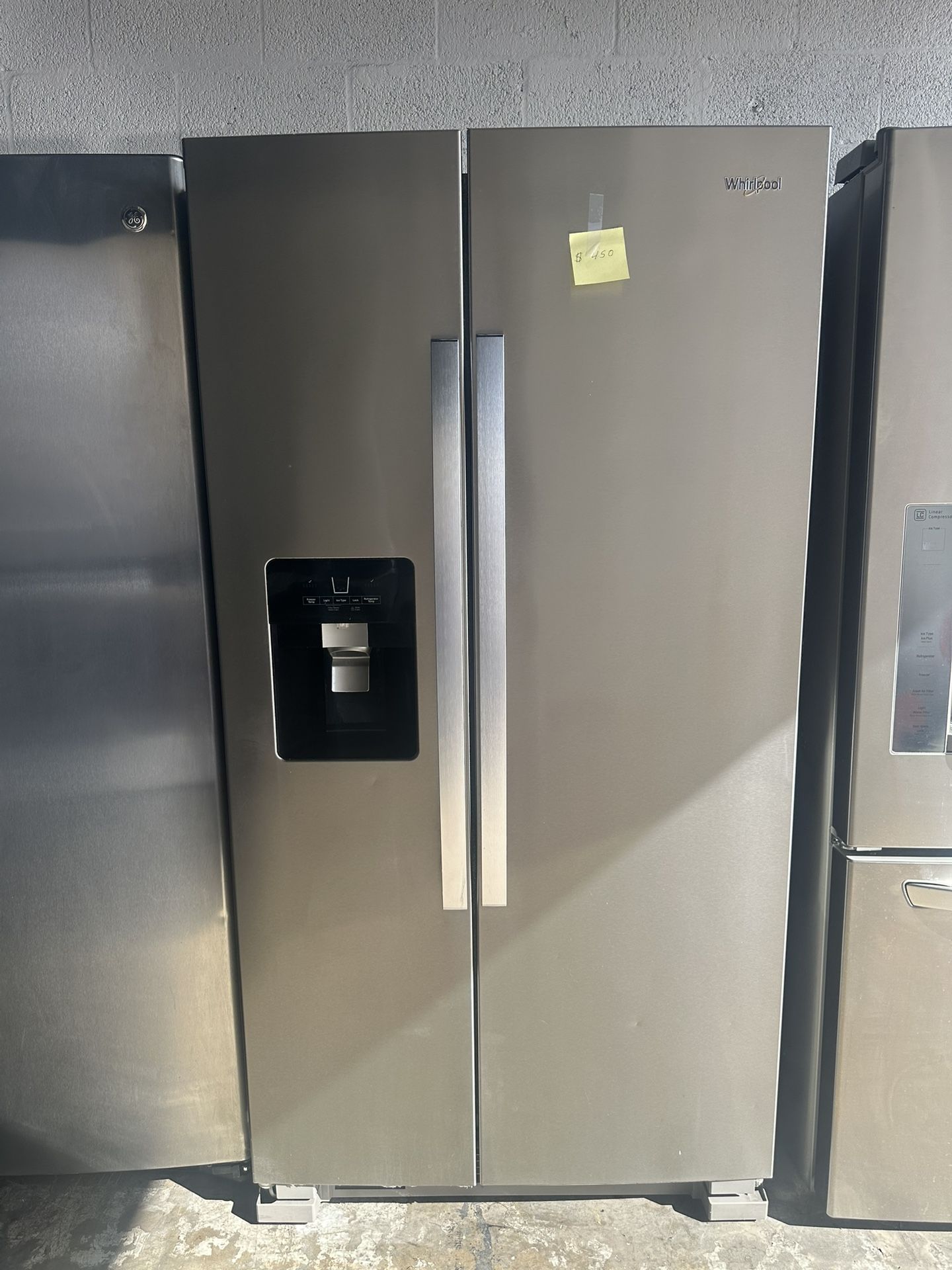 36 Wide Stainless Steel Refrigerator