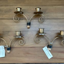 Bottle Stopper Candle Holder