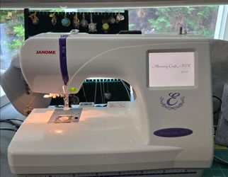 Embroidery Machine Janome 300E & Accessories