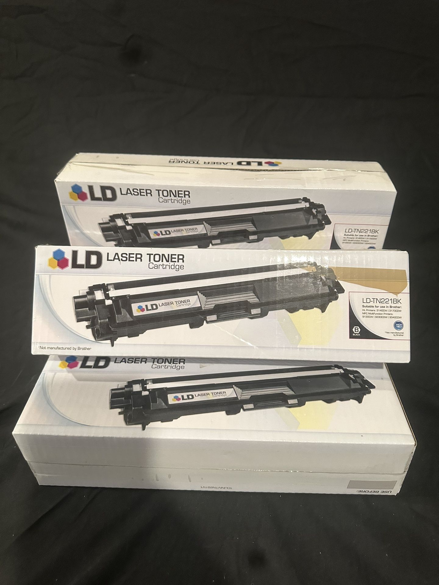 BLACK Laser High Yield Toner Cartridges LD-TN221BK
