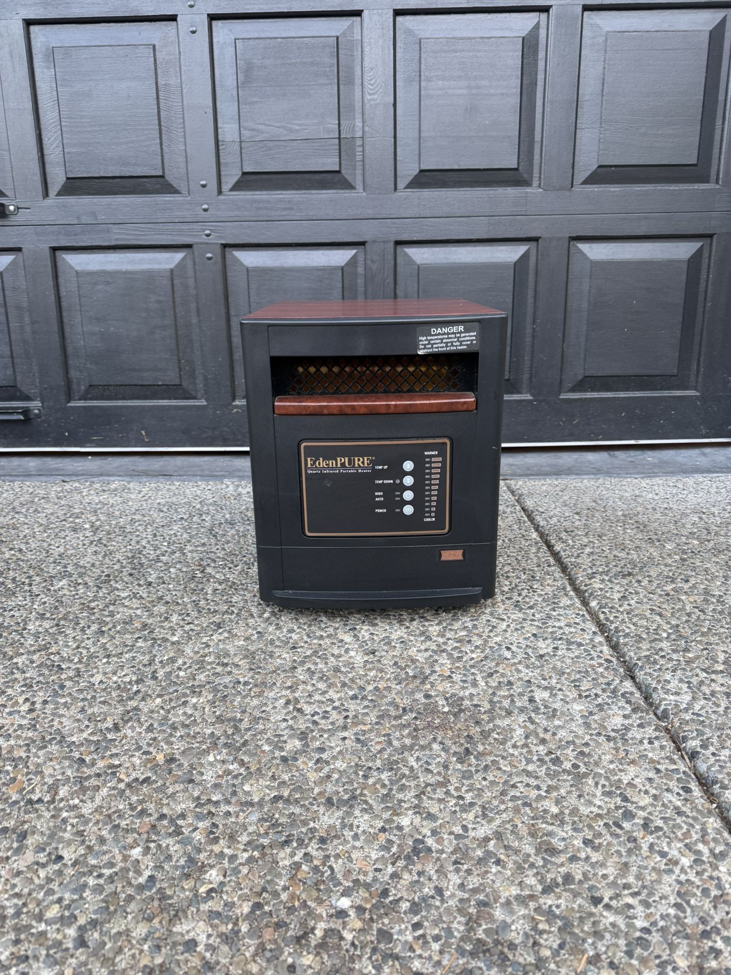 EdenPURE US 1000 Black Infrared Portable Heater Digital