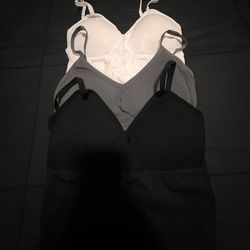 Women's Plain Criss Cross Backless Sports Bras