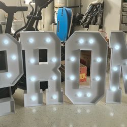 Prom light up sign (not rental)