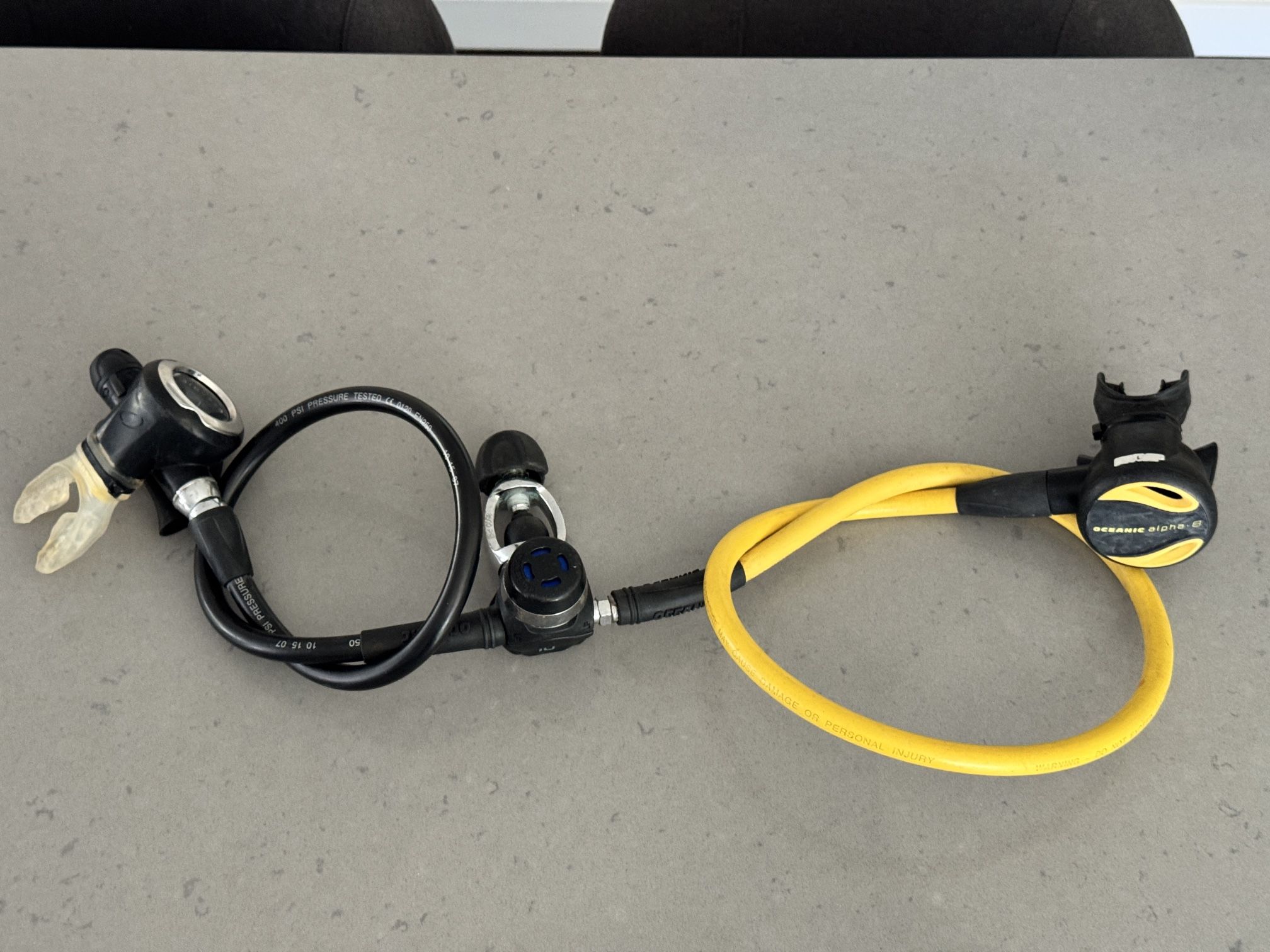 Oceanic EOS FDX10 Scuba Diving Regulator With Alpha 8 Octopus