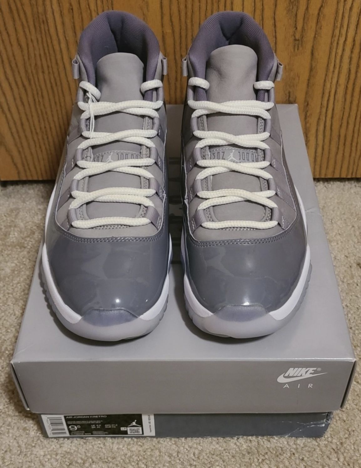Jordan 11 Cool Grey Size 9.5