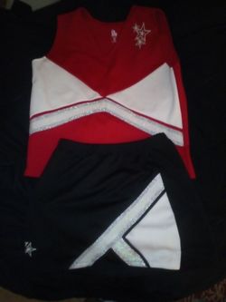 Cheerleading Uniforms Top and Skirt Sets Assorted sizes XS-XL