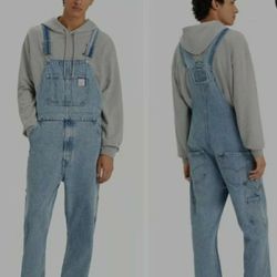 Levi's Red Tab Overalls  Light Wash blue Mens size M