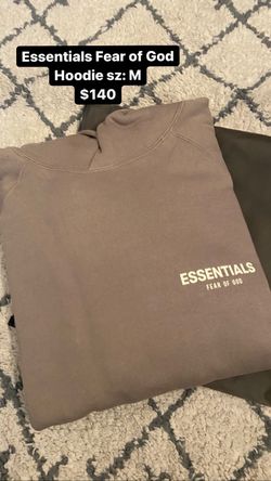 Essentials Fear Of God Hoodie Med