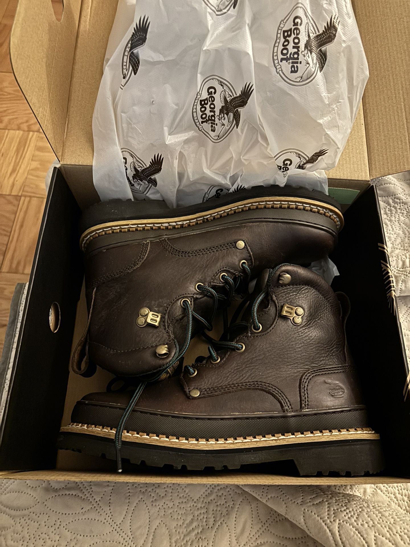 Work Boots 7 And A Half Georgia Boot