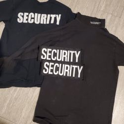 Security Shirts & Velcro Patches 