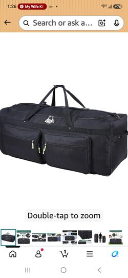 Gilbins Camp 1800 Denier Heavy Duty Soft Trunk With Shoulder Strap