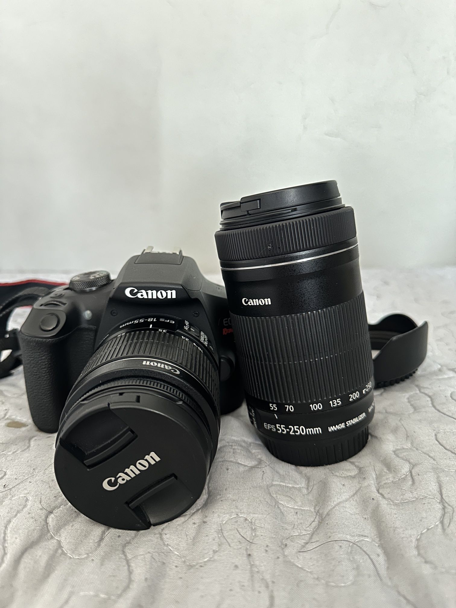 Canon Rebel T7 DSLR Camera 2 Lens Kit
