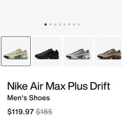 Brand New Nike Air Max Plus Drift Size 11.5 $95 PICKUP IN OAKDALE 