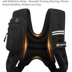Weighted Vest for Men & Women, 5lb Adjustable Weight Vest Strength Training, Running, Fitness New