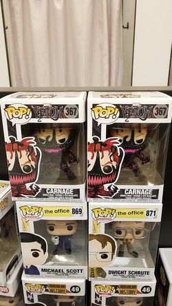 Carnage venom funko pop marvel venomized