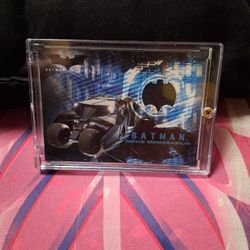 A Piece Of Tire Fron Batmobile  From Batman Begins