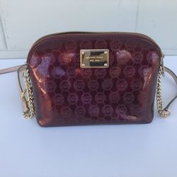 Burgundy Real Michael Kors Purse. Was purchased from Macy’s