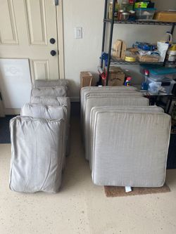 Tan  Cushions