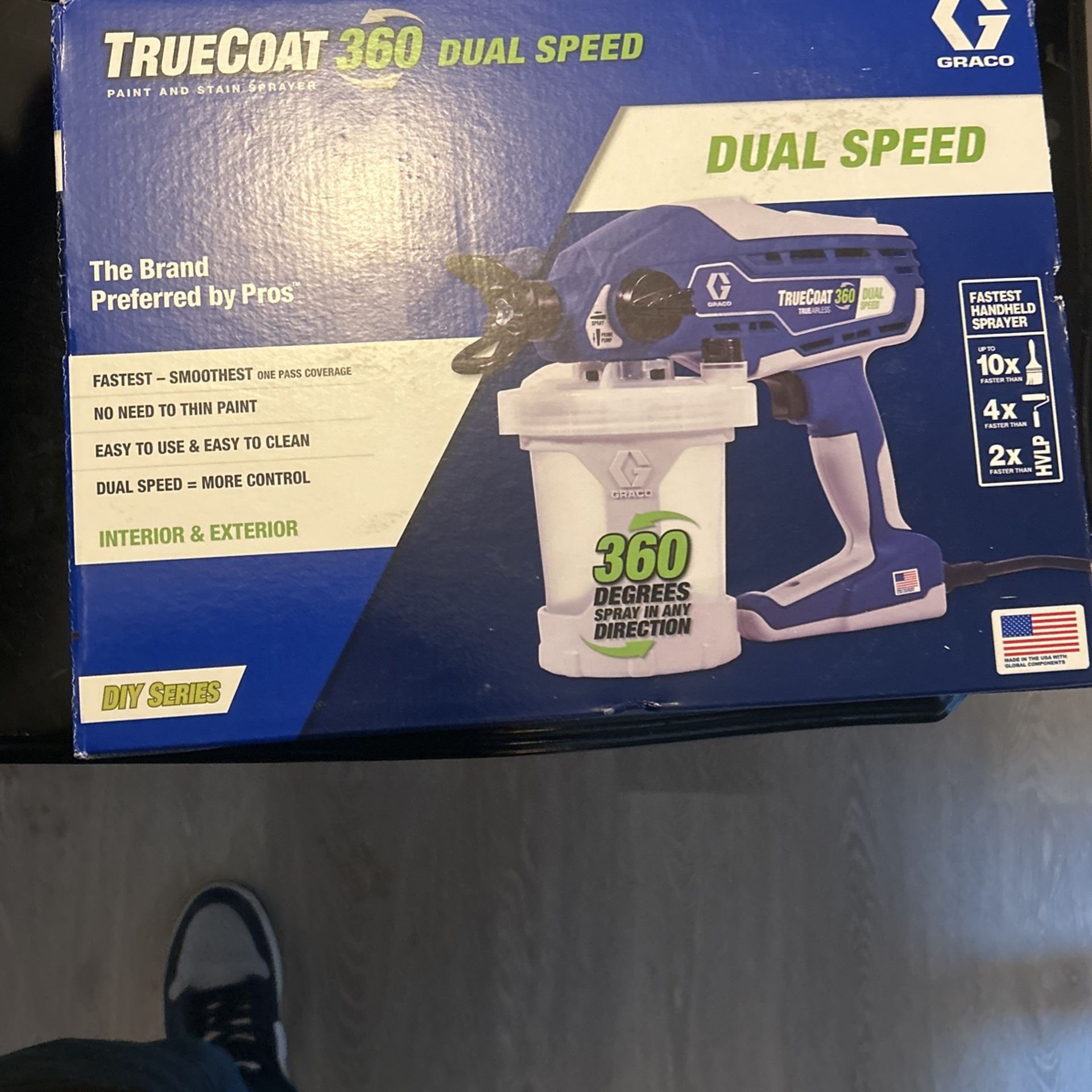 Truecoat 360 Dual Speed Airless Paint Sprayer Home & Garden