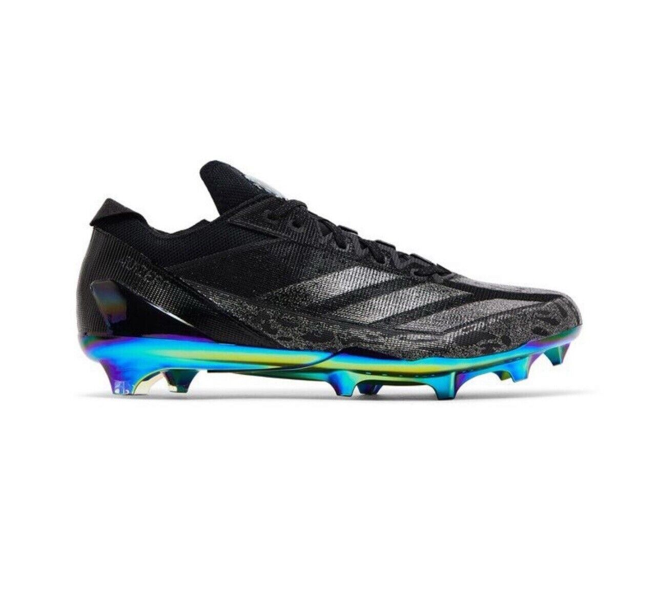 Adidas Adizero Electric Football Cleats Size 9.5 Juice Pack Black