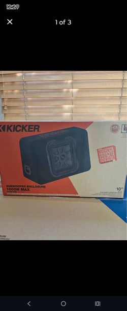 10" kicker L7 Solo Baric Subwoofer . Brand New