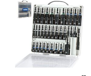 toolant 34 Piece Magnetic Nut Driver Set, Impact Driver Bit Set, Deep Nut Driver, Impact Socket Adapters, Wing Nut Drive
