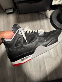 Air Jordan 4 bred reimagined leather size 11