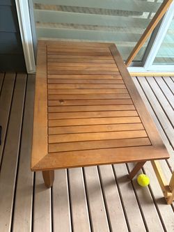 Wooden Outdoor table