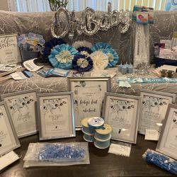 Baby Boy Shower Decor 