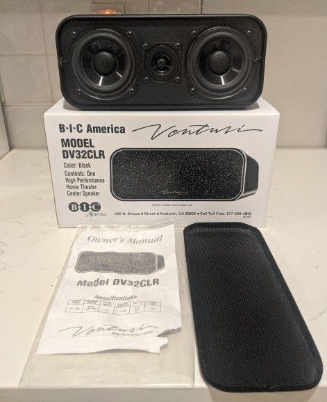 BIC Venturi Center Channel Speaker