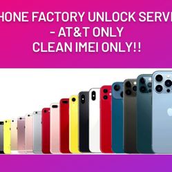 Factory Unlock Service - At&t Only