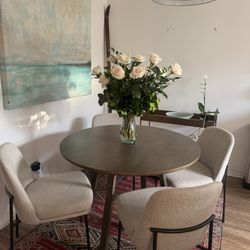 Crate & Barrel Round Dining Table