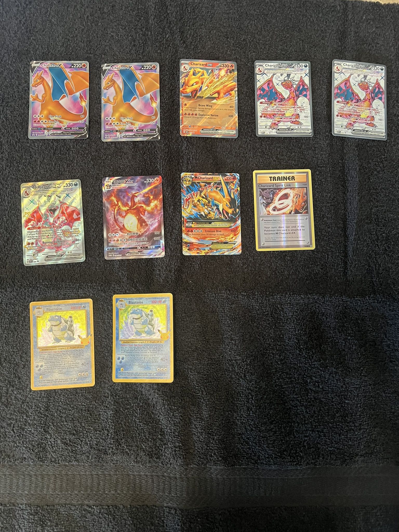 Charizard And Blastoise Lot