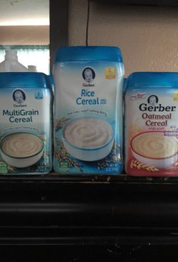 Gerber baby cereal