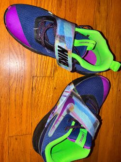Nike Kids Sneakers Navy Green Purple