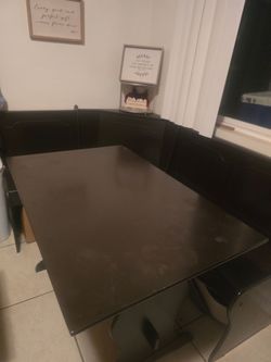 Corner nook table / dinning table with seats