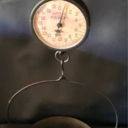 Modern Replica Of Vintage Hanging Postal Scale For Kitchen