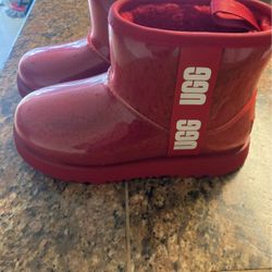 UGG LITTLE GIRL RAIN BOOTS SANDELS AND SLIPPERS. Brand New