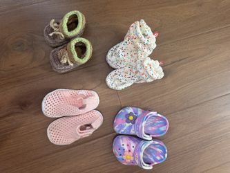 Baby shoes / booties / crocs/ socks $10 EACH