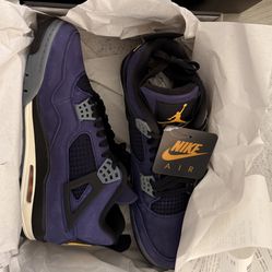 Jordan’s 4 Lakeshow Size 11 Dead Stock Imperial Purple 